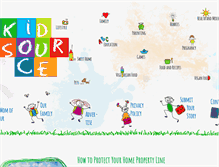 Tablet Screenshot of kidsource.org